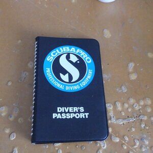 ScubaPro diver's passport dive logs waterproof  NWOT